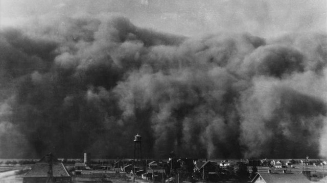 "Black Sunday" causes 20 massive dust storms.