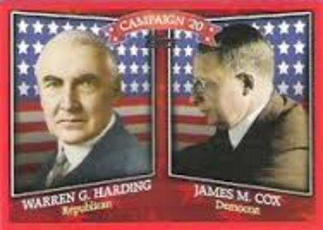 Harding-Cox Presidential election