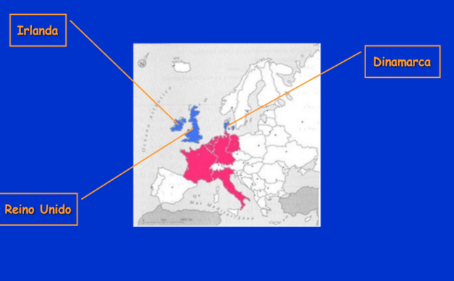 Reino Unido, Irlanda e Dinamarca integram a CEE