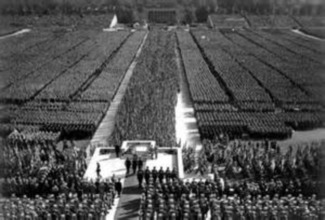 Hitler's took over the party