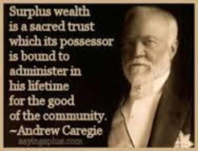Innovator Andrew Carnegie