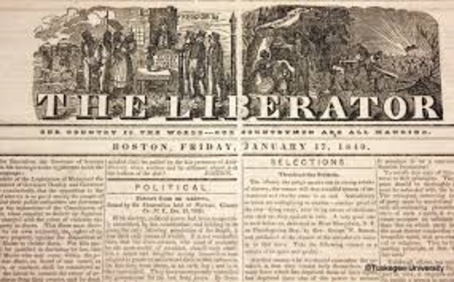 First issue of the liberator