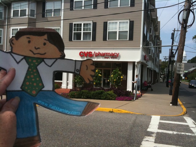 Flat Stanley goes to CVS