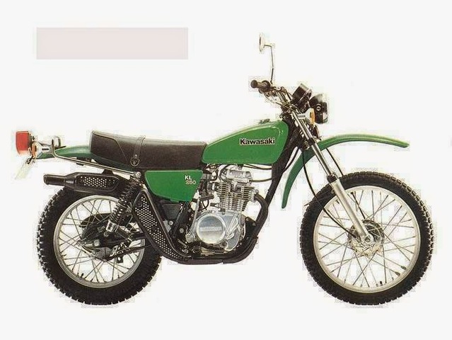 la primera moto en duro