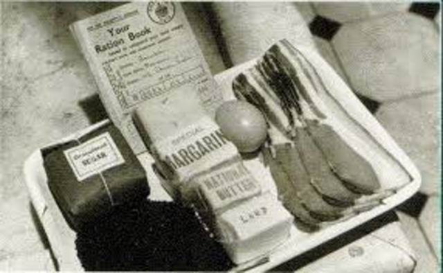 Food Rationing Begins in Britain.