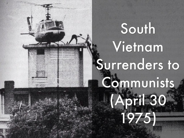South Vietnam surrenders