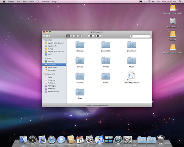 Mac OS X v10.5