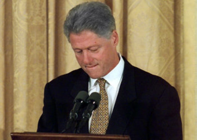 Apology from president Clinton