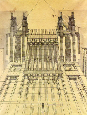 Stazione d'aeroplani e treni ferroviari