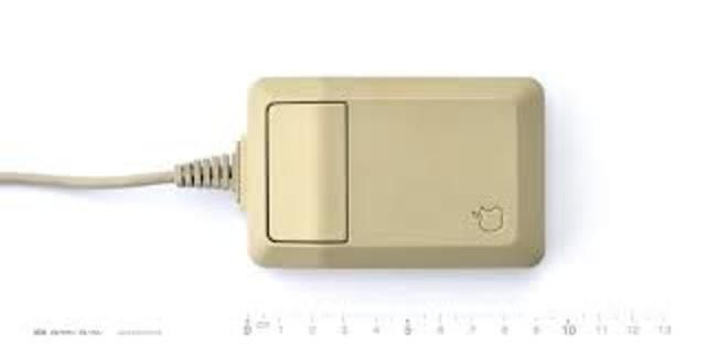 First laptop with mouse