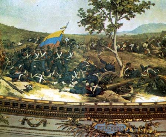 La batalla de la Cuchilla del Tambo sella el triunfo español.