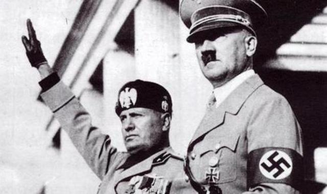 hitler and mussolini