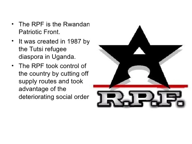 RPF ends the genocide