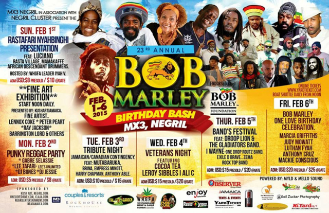 After the died Bob Marley.