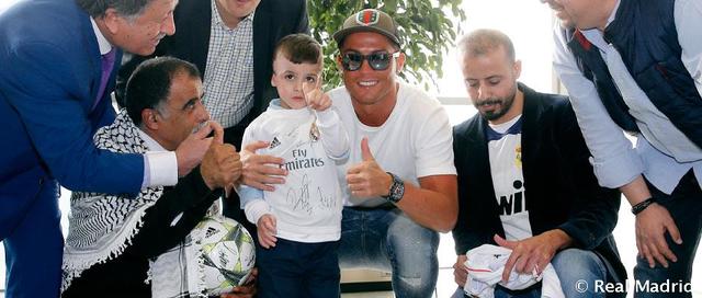 REAL LE CUMPLE EL SUEÑO A UN NIÑO PALESTINO