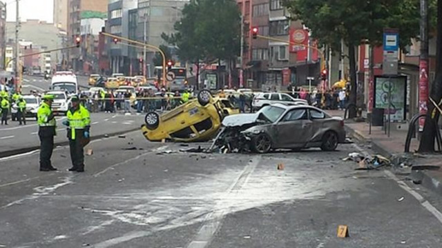 Accidente de tránsito causado por Aníbal Enrique Tapia bajo el efecto del alcohol