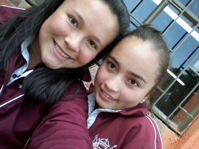 primer dia de escuela de mi  hermana