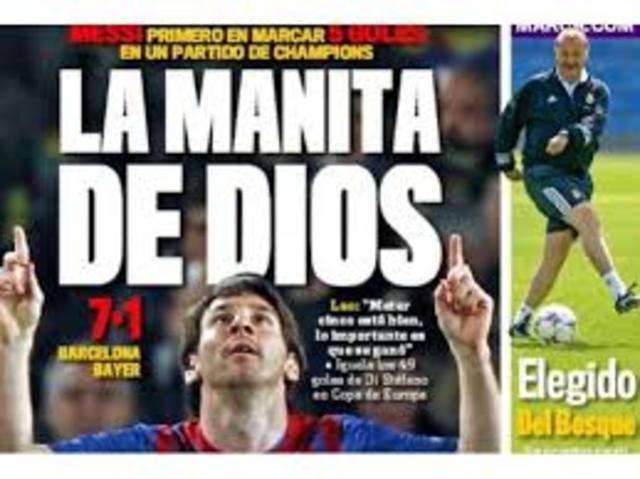 FIVE GOALS IN ONE MATCH