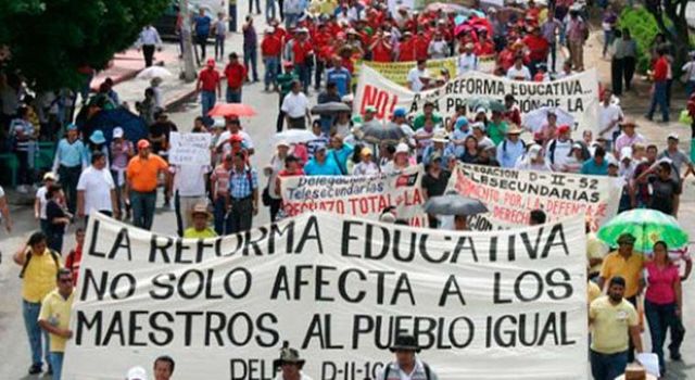 El debate en torno a la reforma educativa.