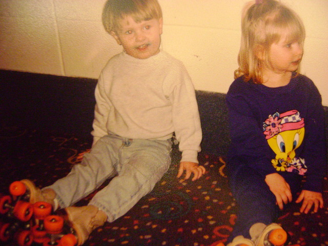 First time roller skating