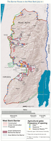 Israel Begins Constructing the West Bank Barrier