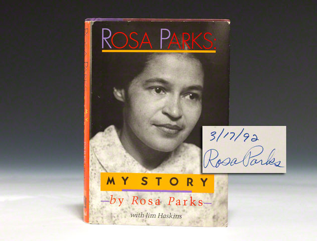 Rosa Parks publishes her first book, Rosa Parks: My Story.