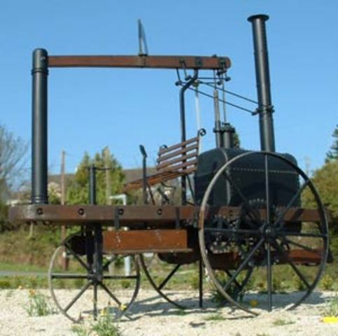 Modelo de carro a vapor