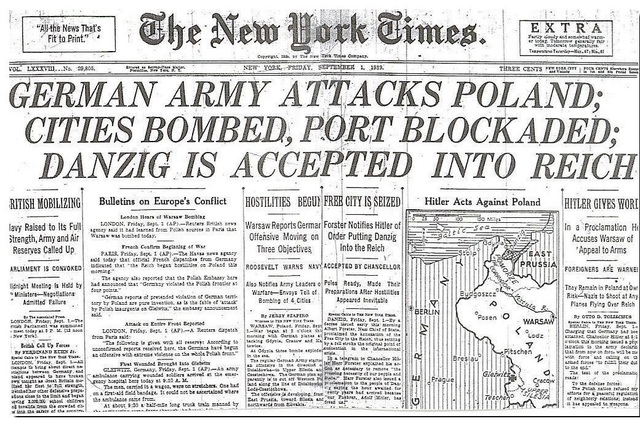 Germany invades Poland