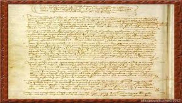 1 Jan 1492 Capitulaciones Santa Fe