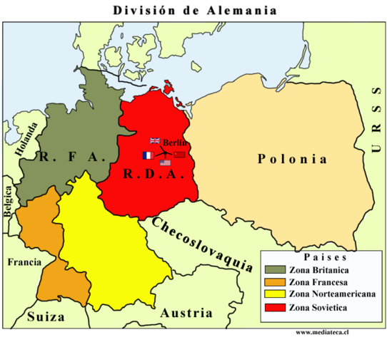 Divisió de les 2 alemanyes