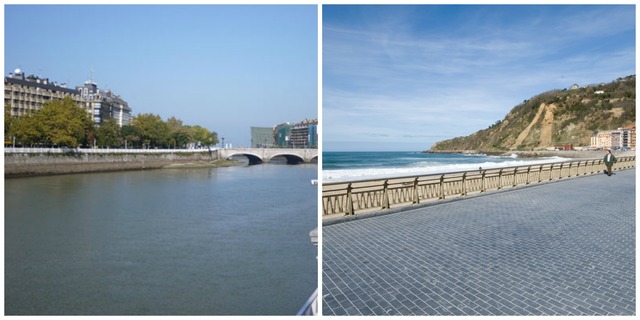 ASTEAZKENA/MIERCOLES: Urumea, Zurriola, Kursaal eta Sagües.