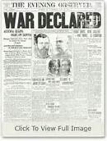 Austria Hungary declared war on Serbia
