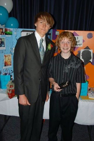 Went to former classes 8th grade graduation