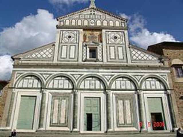 Fundación de la basílica de San Miniato.