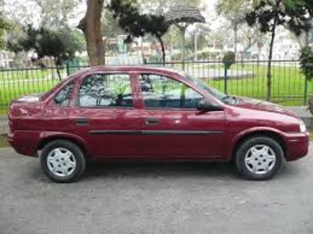 Modelo chevrolet corsa 2000