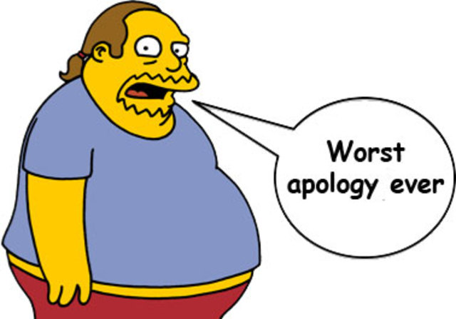 Apology from president Clinton