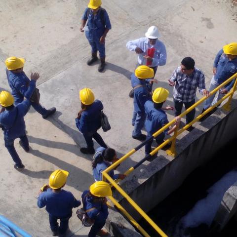 cuando estudiaba en el sena