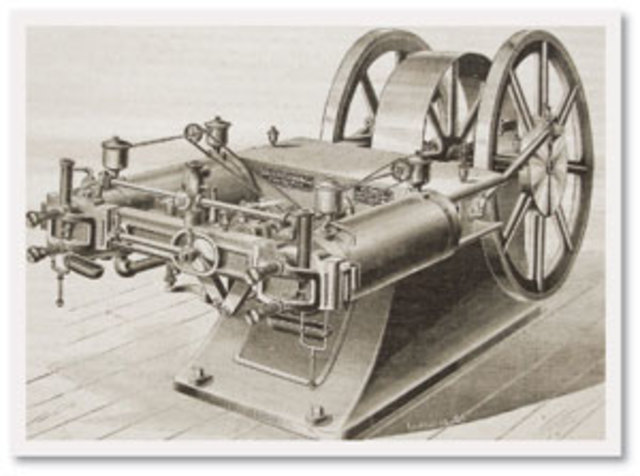 primer motor de combustión de cuatro tiempos.