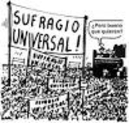 SUFRAGIO UNIVERSAL