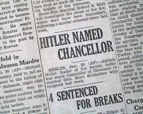 Hitler Becomes Chancellor
