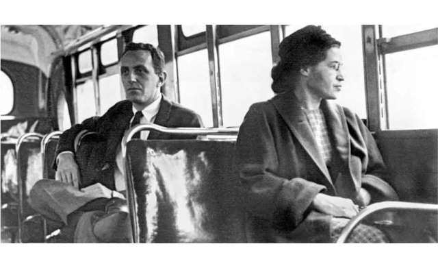 Rosa parks arrested for refusing to give up her seat
