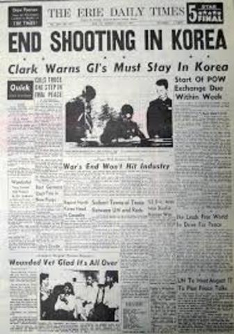 End of the korean war