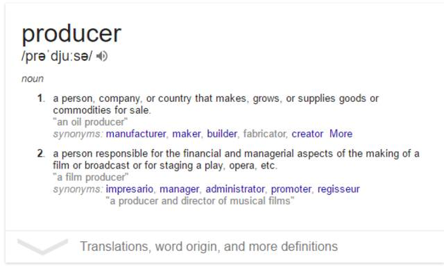 Roles in the Industry