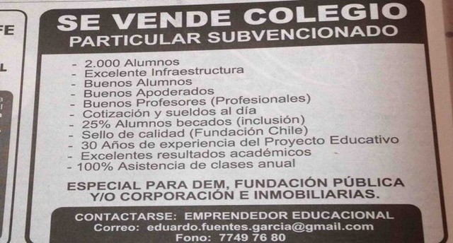 Particular subvencionado