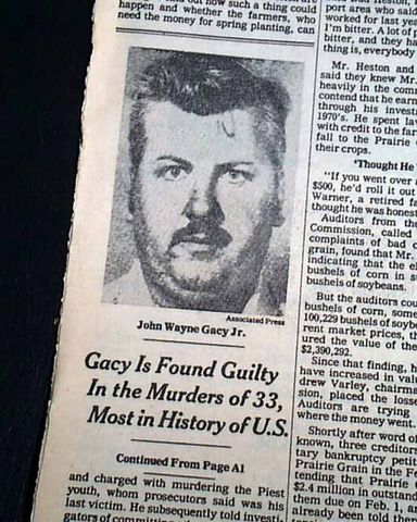 John Wayne Gacy is captured