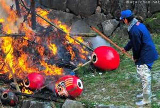 Ben's family burns all their Japanese things