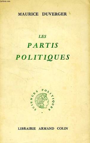 [PARTIDOS POLÍTICOS] Maurice Duverger - Les Partis Politiques