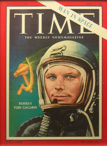 Yuri Gagarin Enters Space