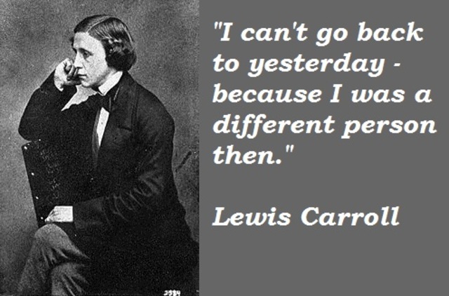 Lewis Carroll, January 27, 1832 Author of children´s classics "Alice Adventures in Wonderland" and "Through the Looking-Glass".  He died January 14, 1898.