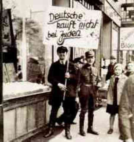 Boykott jüdischer Geschäfte